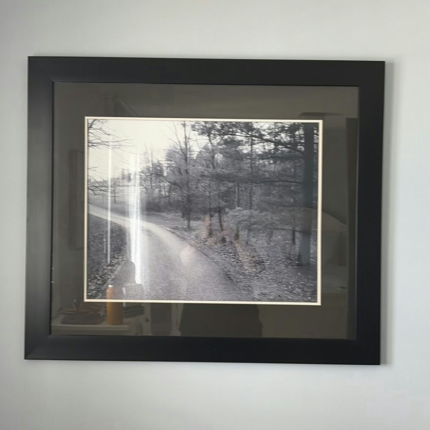 Framed Black and White Landscape Photograph - image 1 of 7