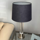 Two Modern Table Lamps with Navy Shade - thumbnail 7 of 9
