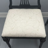 2 Black Wooden Accent Chairs - thumbnail 6 of 15
