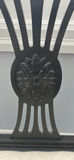 2 Black Wooden Accent Chairs - thumbnail 4 of 15