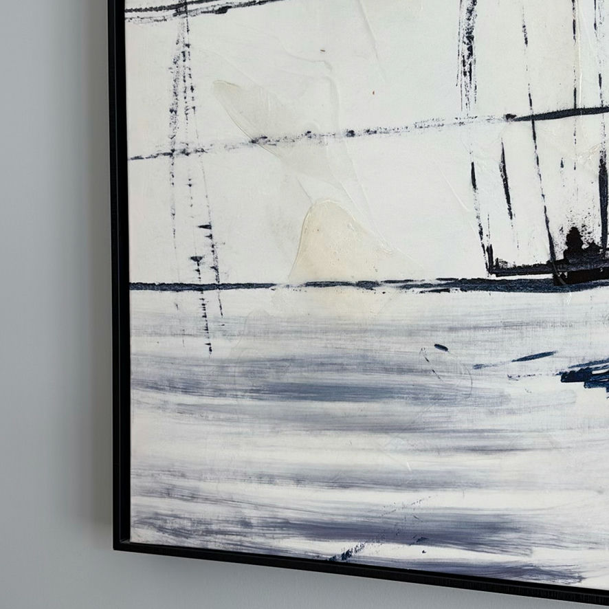 Framed Abstract Wall Art - image 4 of 9