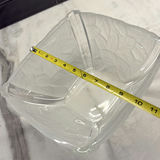 Clear Glass Leaf Pattern Bowls - thumbnail 10 of 12