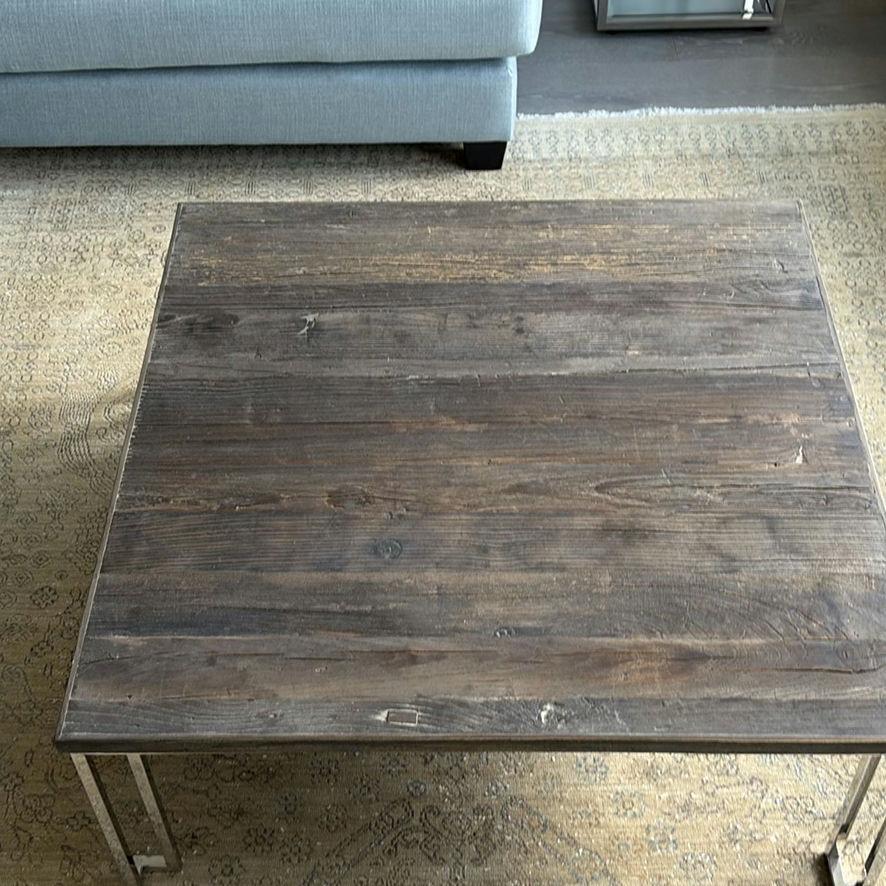 ELTE Wood Top Coffee Table - image 4 of 11