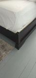 Dark Wood Queen Bed Frame with Mattress/Boxspring - thumbnail 7 of 12