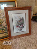 Two Framed Botanical and Bird Prints - thumbnail 2 of 7