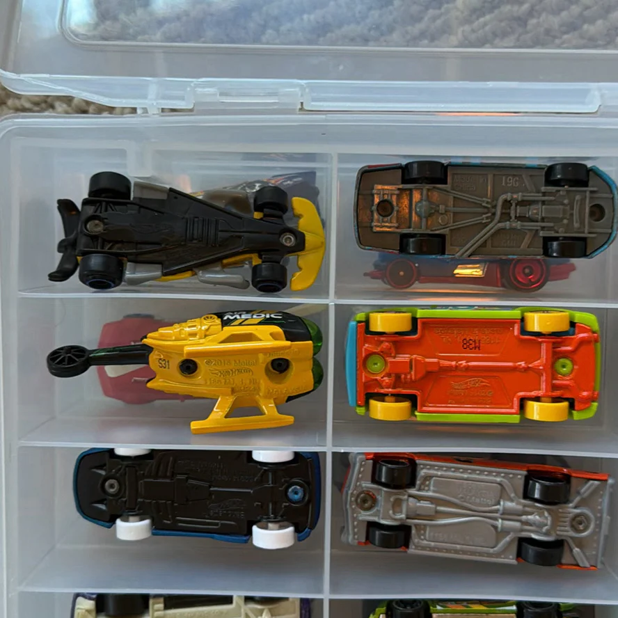 Toy Cars and Plastic Storage Case - image 6 of 24