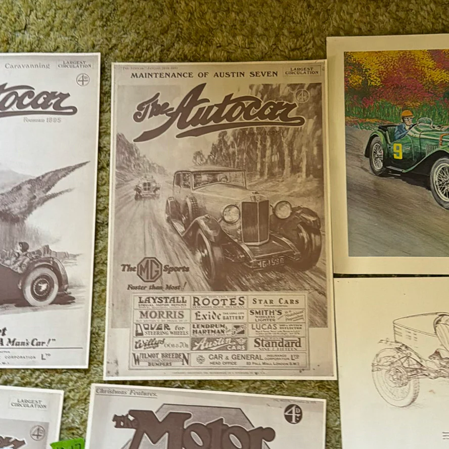 Vintage Automobile Prints and Autocar Magazines - image 8 of 16