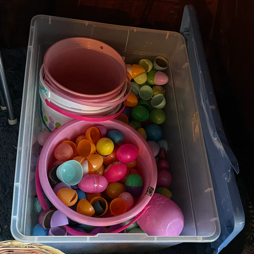 Easter Baskets, Plastic Eggs, and Seasonal Decorations - image 2 of 13