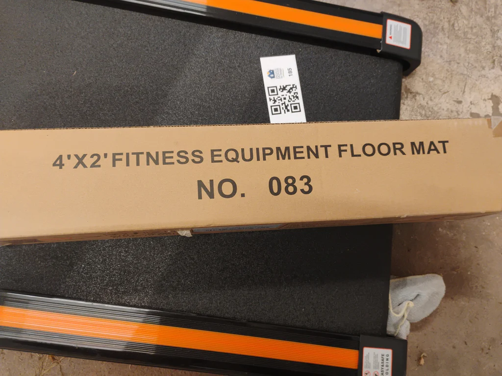 Foldable Walking Pad Treadmill with Fitness Equipment Floor Mat - image 3 of 6
