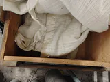 Wooden Storage Crate with Bedding and Towels - thumbnail 8 of 9