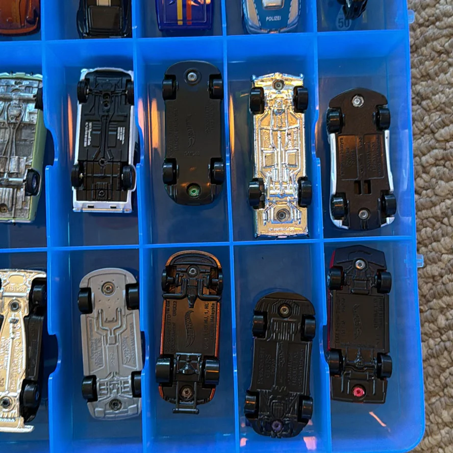 Toy Die-Cast Cars in Blue Storage Case - image 16 of 20