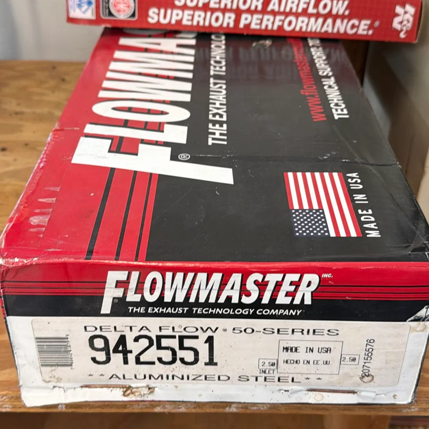 High-Flow Air Filter, Flowmaster Delta Flow 50-Series Muffler - image 2 of 3