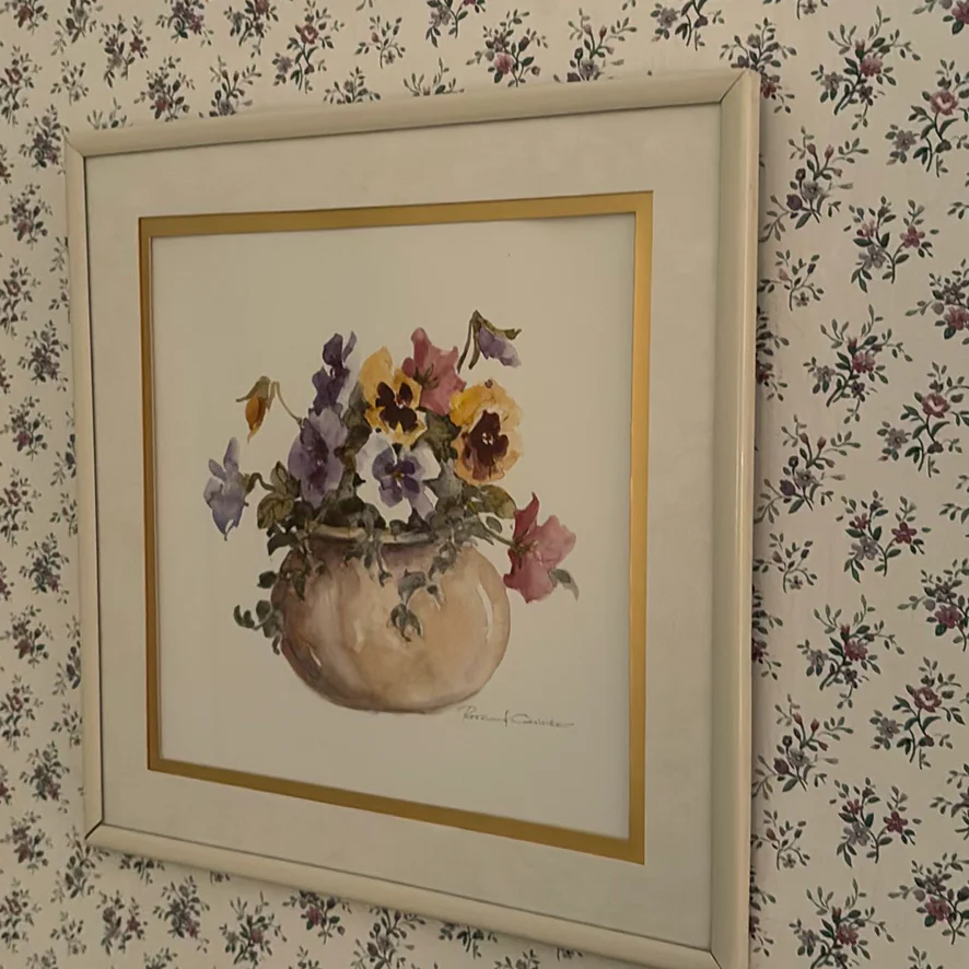 Three Framed Floral Prints - image 6 of 9