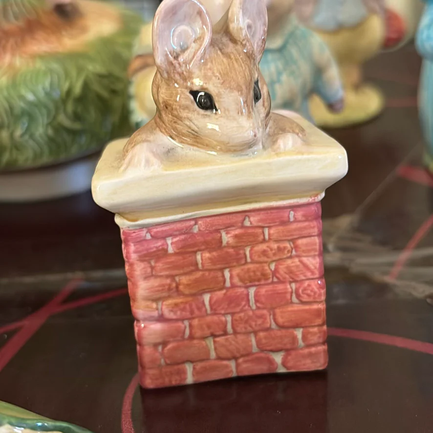 Beatrix Potter Collection Books and Ceramic Animal Figurines - image 6 of 14