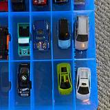 Die-Cast Toy Cars in Blue Storage Case - thumbnail 13 of 18