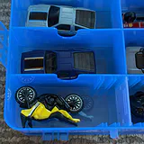 Die-Cast Toy Cars in Blue Storage Case - thumbnail 35 of 45