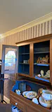 Wooden Hutch Cabinet with Glass Doors - thumbnail 2 of 12