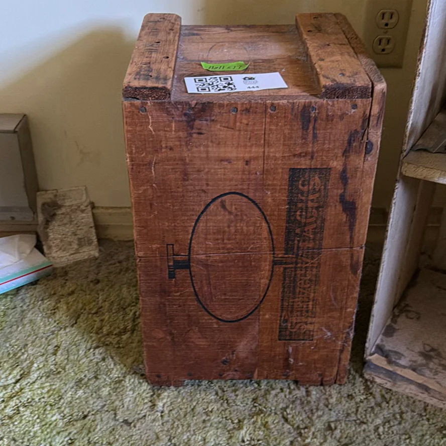 Three Wooden Advertising Crates - image 3 of 9