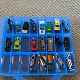 Toy Die-Cast Cars in Blue Storage Case - thumbnail 1 of 20