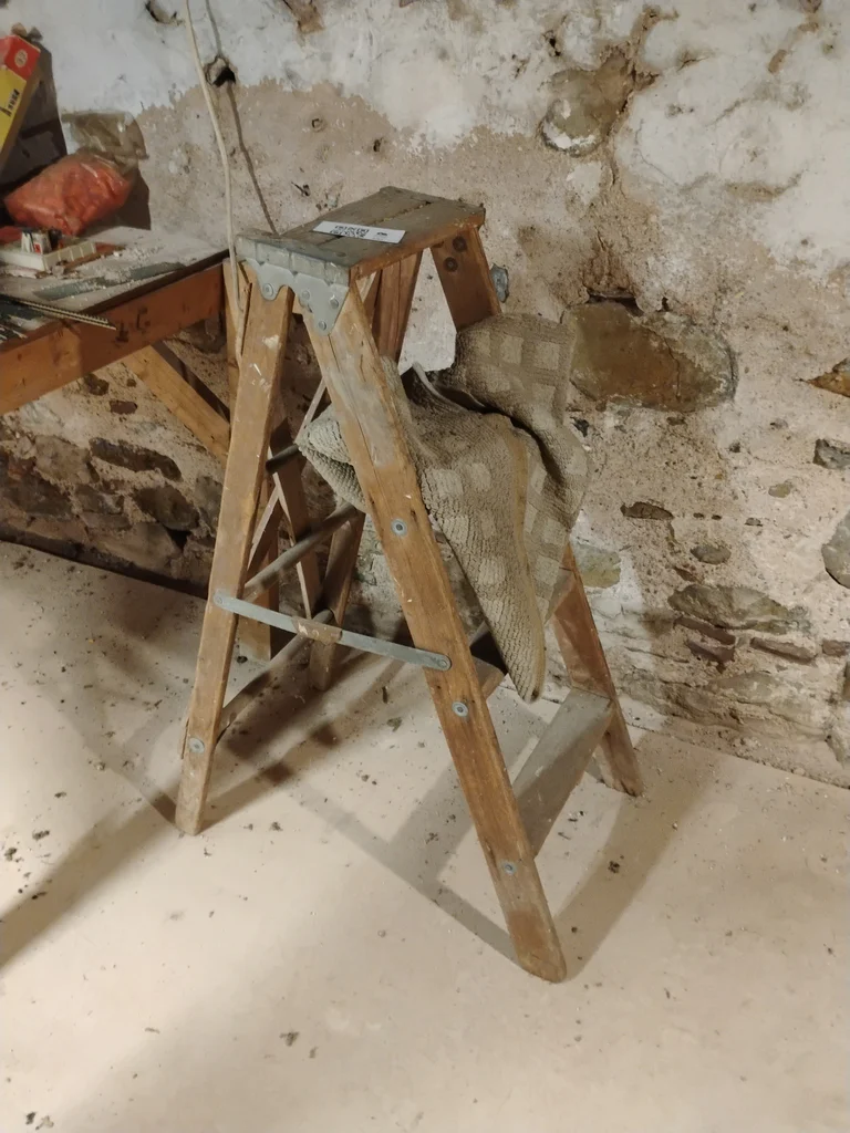Wooden Folding Step Ladder - image 1 of 4