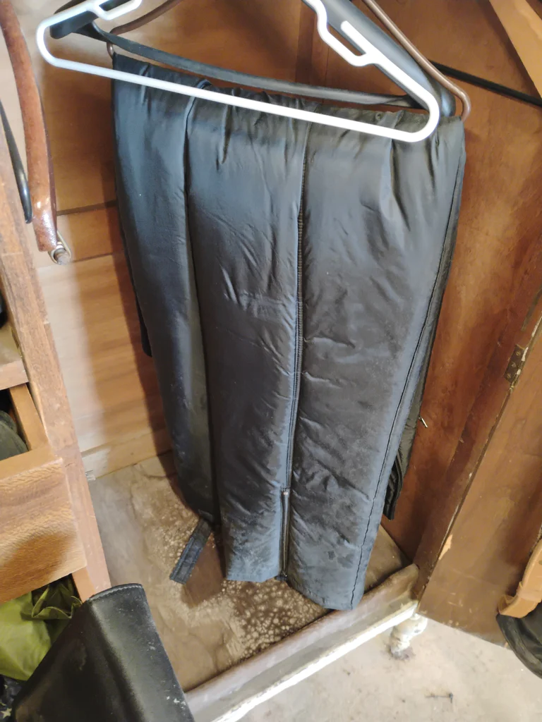Black Leather Motorcycle Jacket and More - image 7 of 11