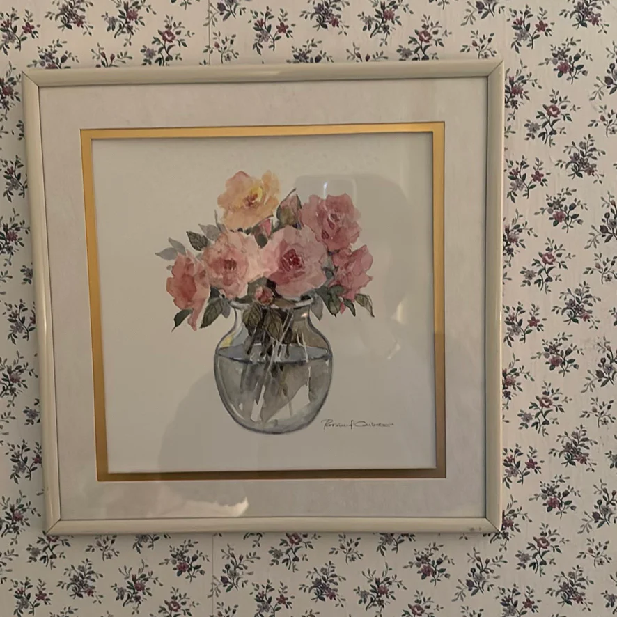 Three Framed Floral Prints - image 3 of 9