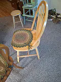 Dining Chairs with Braided Seat Cushions - thumbnail 7 of 10