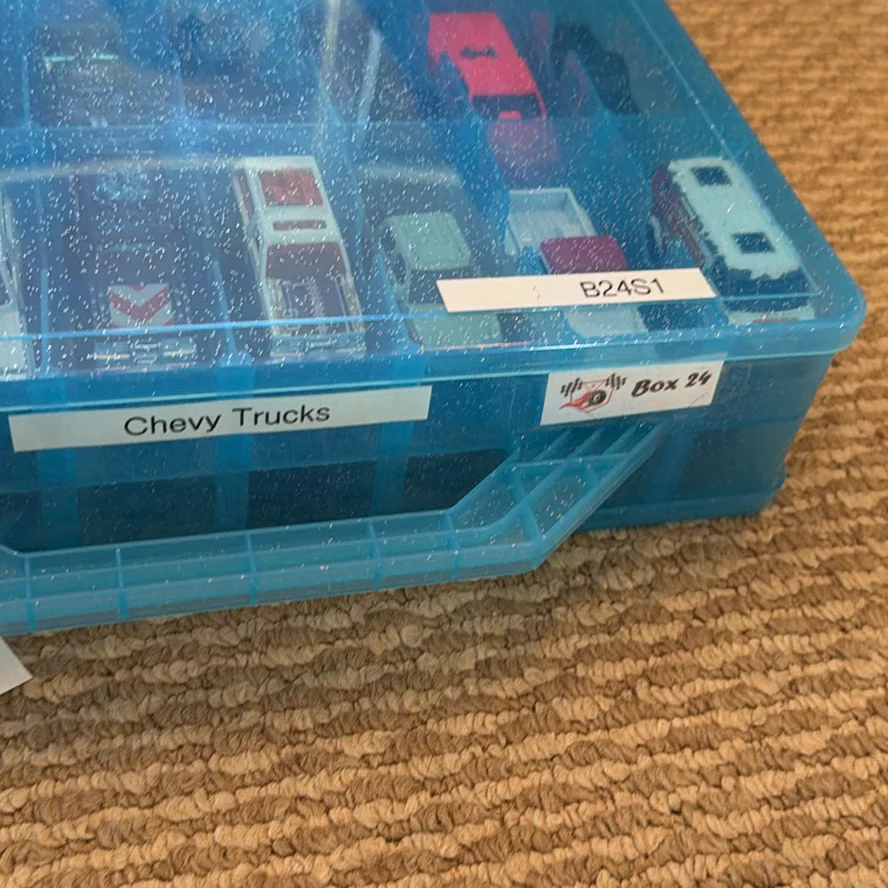 Collection of Die-Cast Chevy Toy Trucks and Cars in Storage Case - image 3 of 24