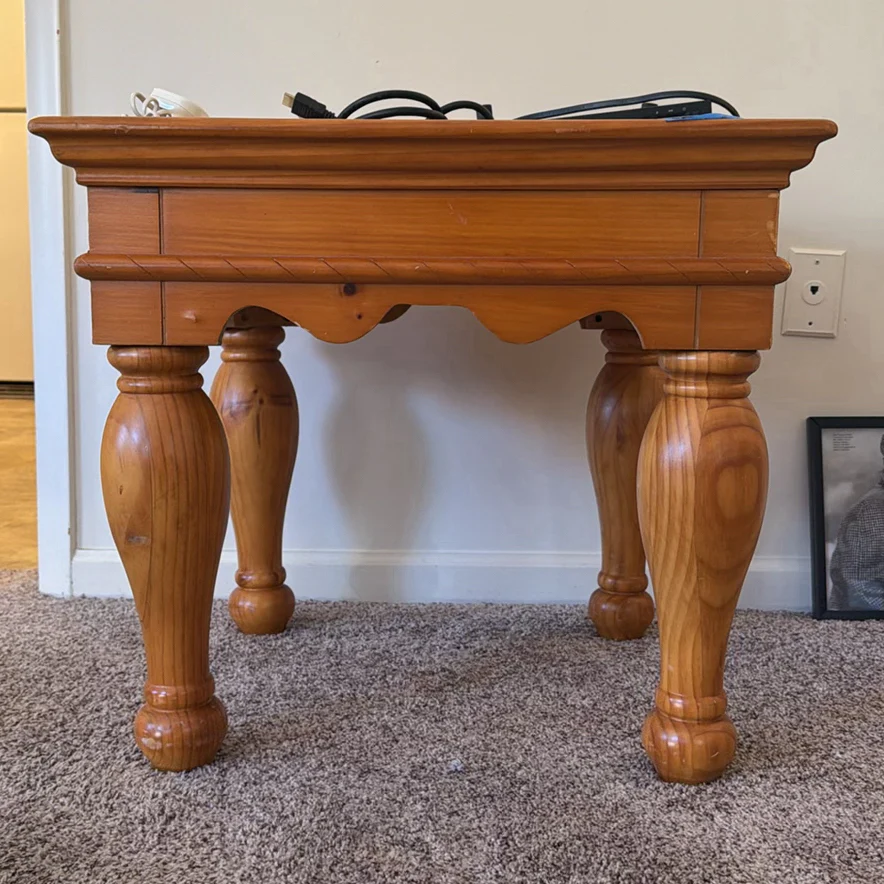 Wooden Side Table - image 2 of 5