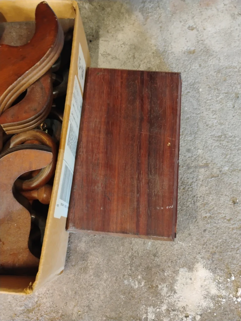 Wooden Sharpening Stone Box and Wood Brackets - image 7 of 8