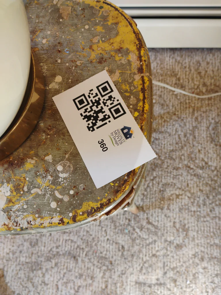 White Ceramic Table Lamp with Stool - image 6 of 6