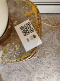 White Ceramic Table Lamp with Stool - thumbnail 6 of 6