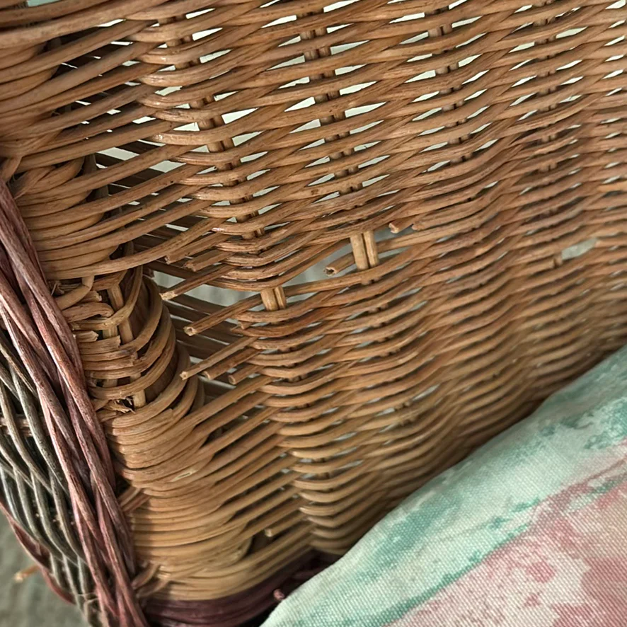 Wicker Armchair with Seat Cushions - image 6 of 10