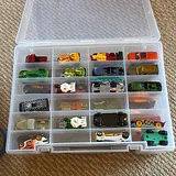 Die Cast Toy Cars in Plastic Storage Case - thumbnail 1 of 29