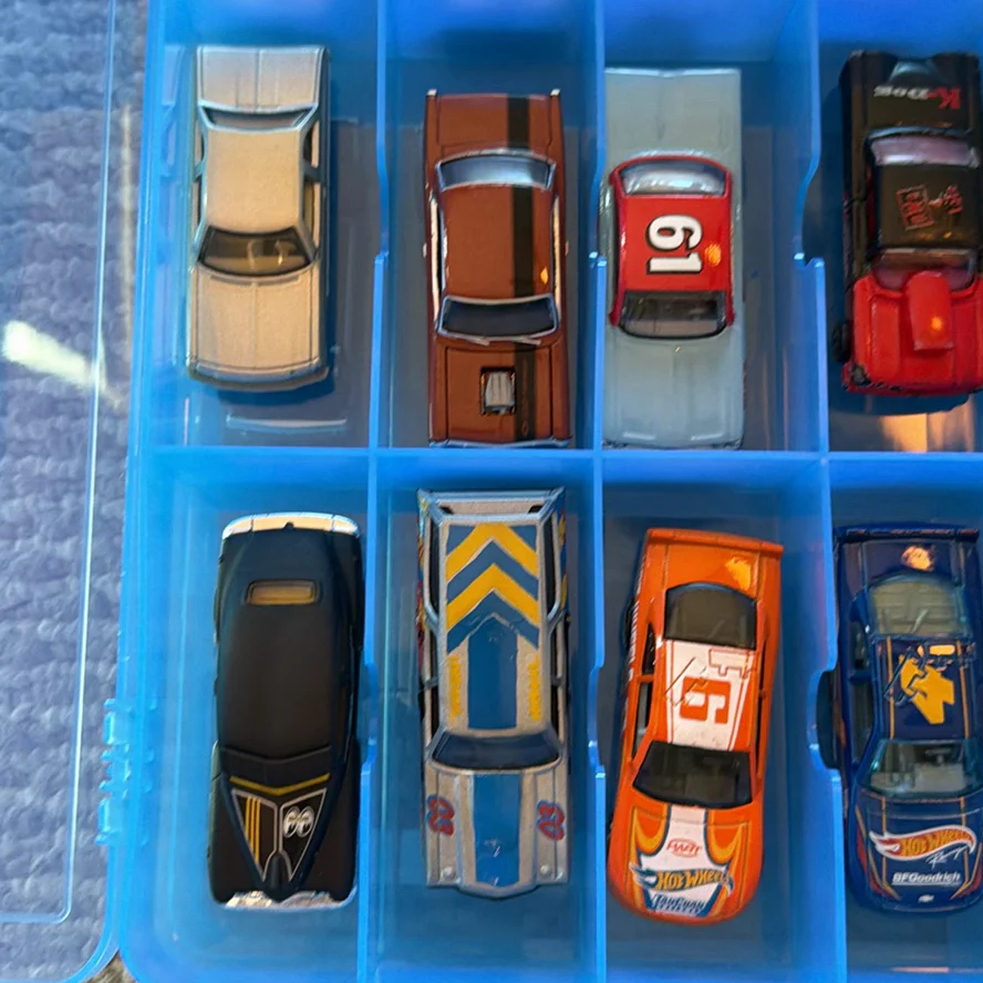 Die-Cast Toy Cars in Plastic Storage Case - image 4 of 24