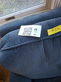 Blue Upholstered Armchair - thumbnail 2 of 11