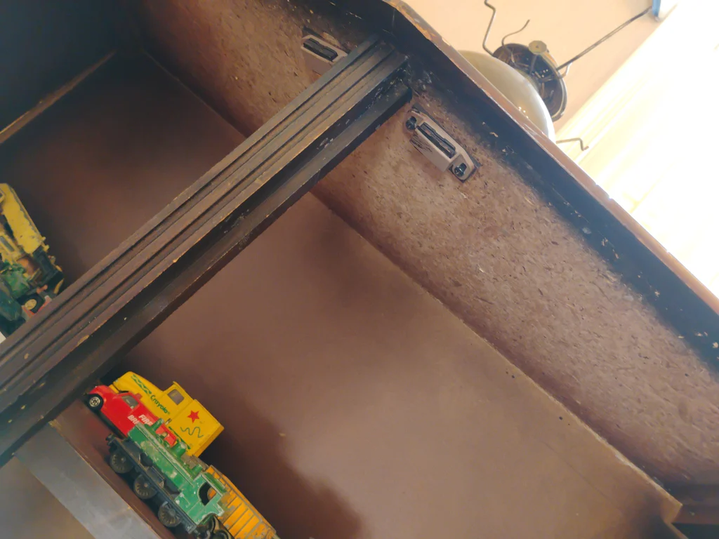Dark Wood Two-Door Storage Cabinet - image 6 of 11