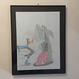 Framed Cartoon Character Drawings - thumbnail 6 of 8