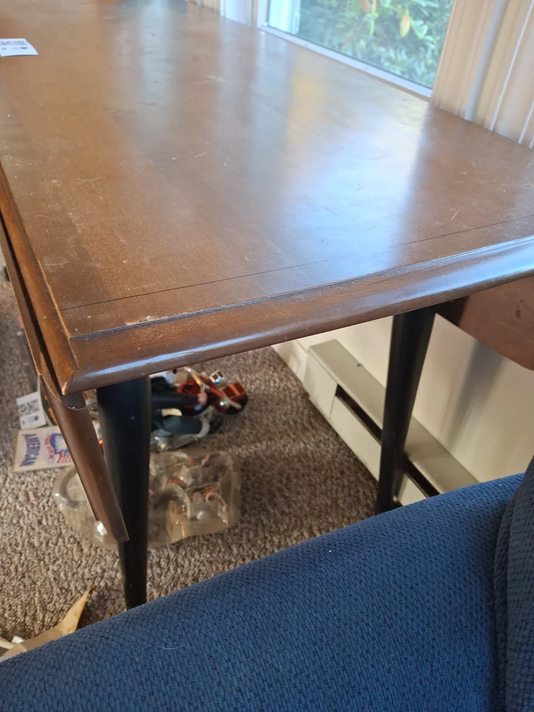Wooden Drop-Leaf Table - image 6 of 8