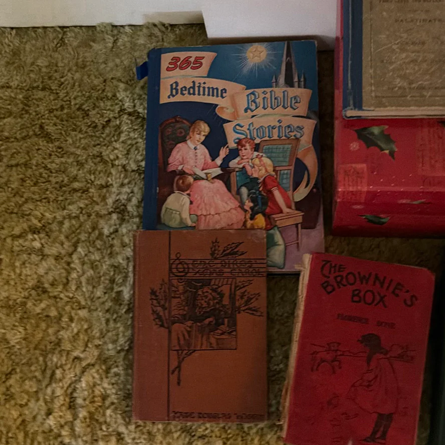 Vintage and Antique Books with Decorative Storage Box - image 5 of 8