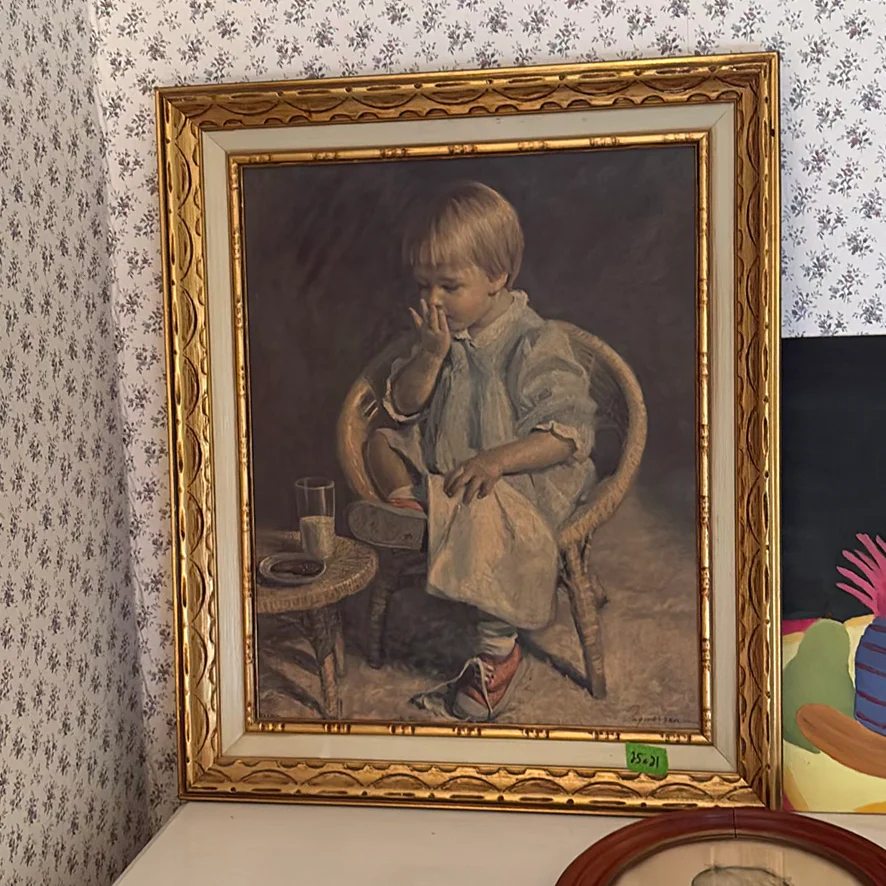 Framed Portrait and Child Paintings - image 5 of 11