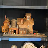 Miniature Industrial Building Model and Small Shed - thumbnail 1 of 7