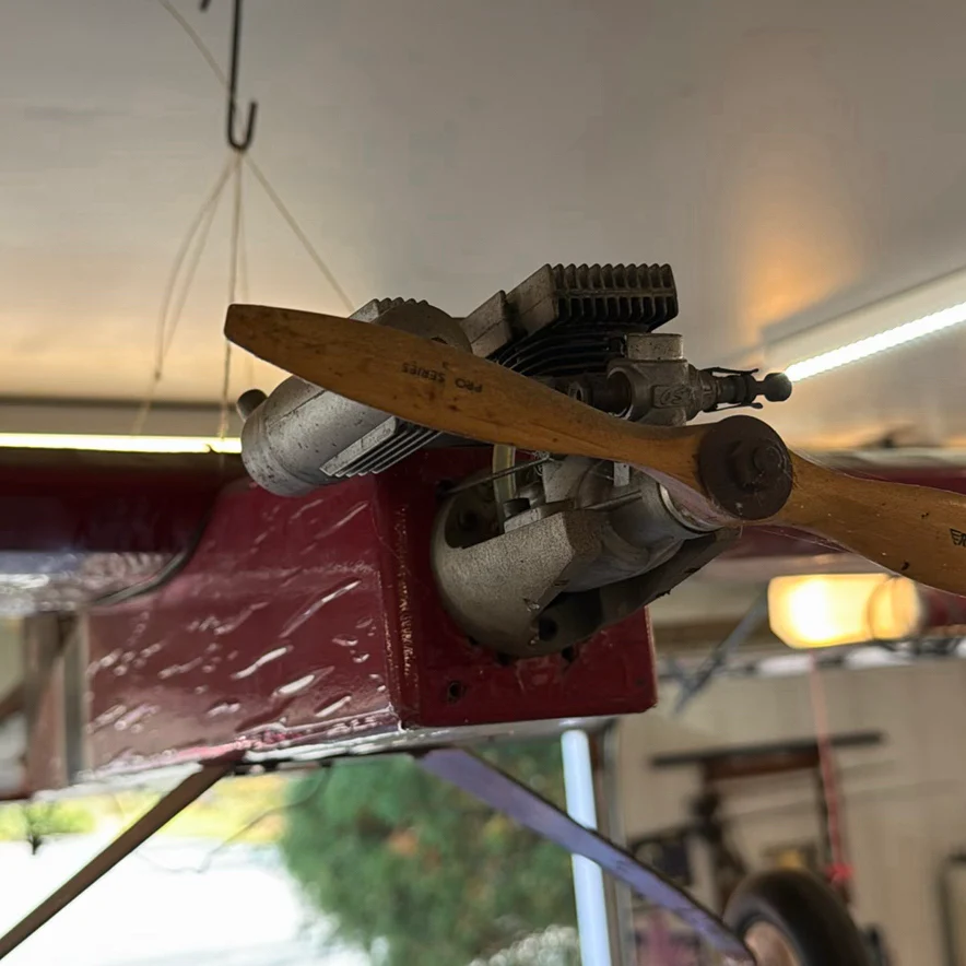 Red Remote Control Model Airplane - image 5 of 9