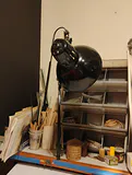 Art and Craft Workspace Supplies with Task Lamps and Storage Drawers - thumbnail 2 of 6