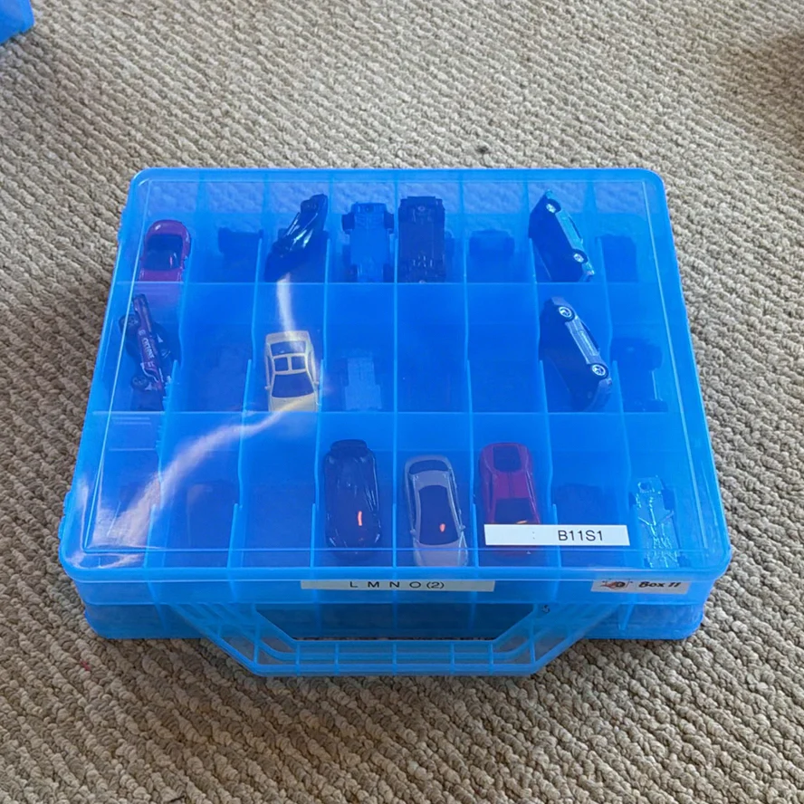 Die-Cast Toy Cars in Blue Storage Case - image 3 of 18
