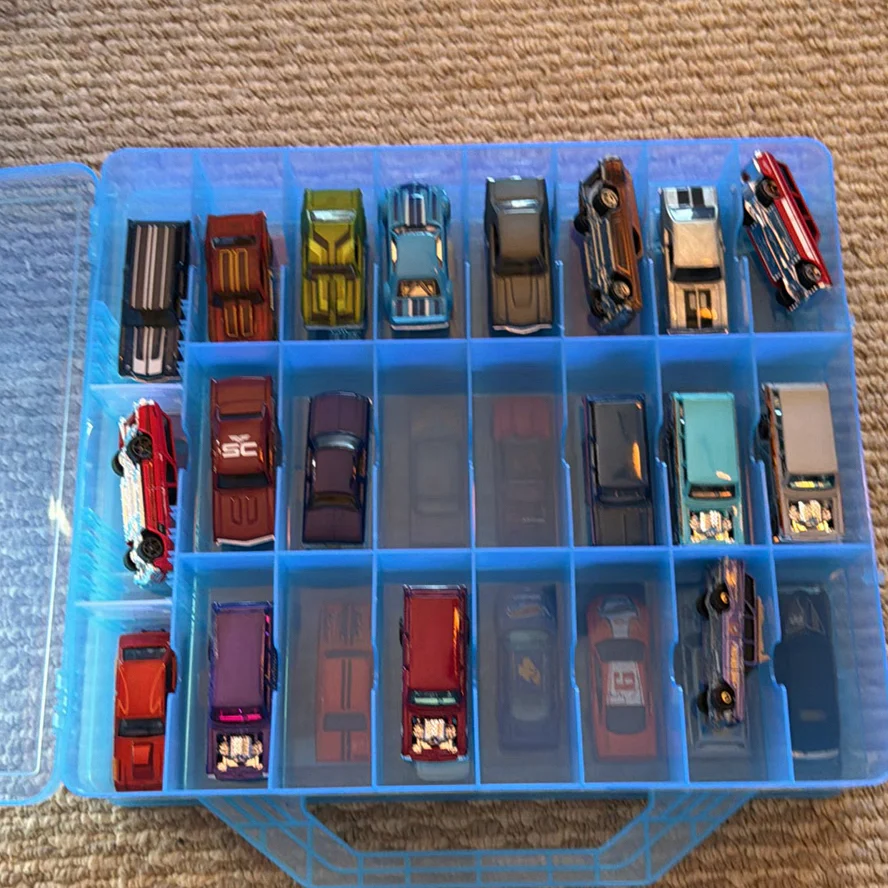 Die-Cast Toy Cars in Plastic Storage Case - image 16 of 24