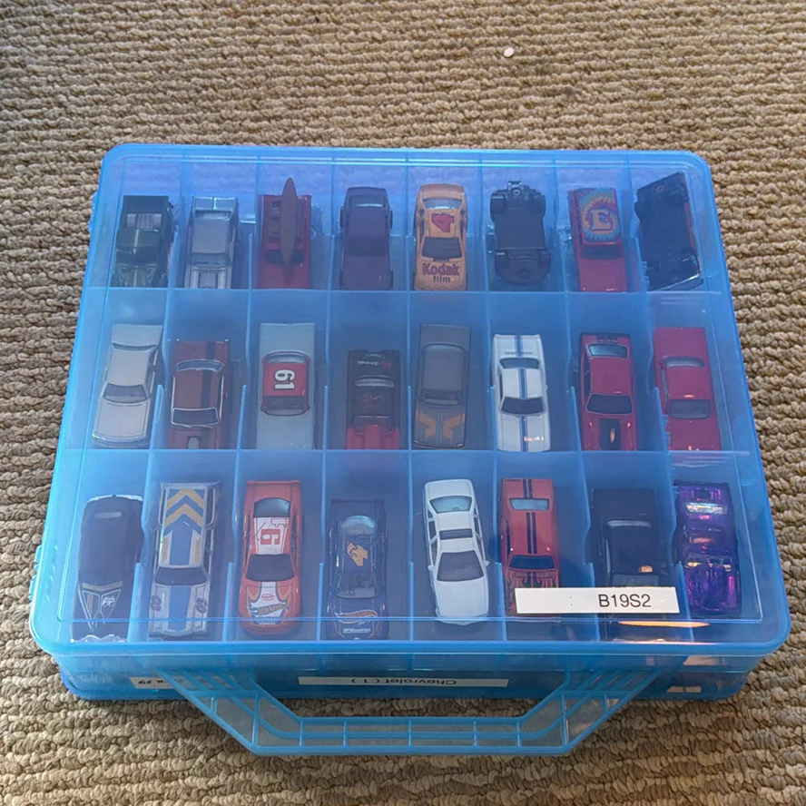 Die-Cast Toy Cars in Plastic Storage Case - image 2 of 24