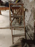 Wooden Folding Step Ladder - thumbnail 2 of 4