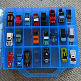 Die-Cast Toy Cars in Blue Storage Case - thumbnail 10 of 18