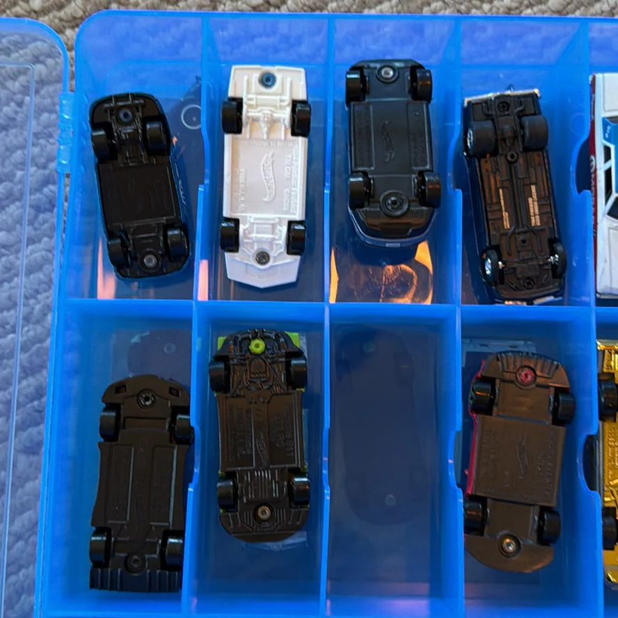 Toy Die-Cast Cars in Blue Storage Case - image 9 of 20
